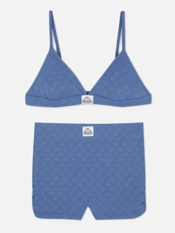 Clearance „Kappa X “ Set Aus Nahtlosem Bralette-BH Und Shorts Damen Dessous-Sets