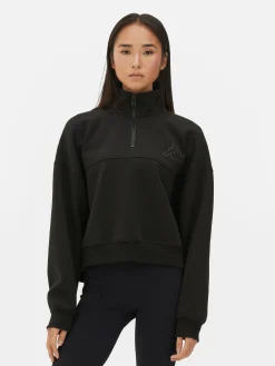 New „Kappa X “ Sweatshirt Mit Reißverschluss Damen Fitnesskleidung Und Activewear