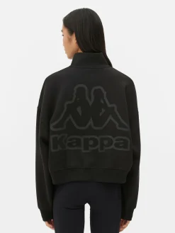 New „Kappa X “ Sweatshirt Mit Reißverschluss Damen Fitnesskleidung Und Activewear