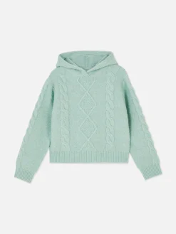 Sale Kapuzenpullover Mit Zopfstrickmuster Kinder Pullover Und Cardigans