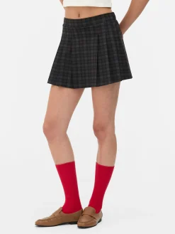 Online Karierter „Rita Ora“ Minirock Zum Kombinieren Damen Röcke