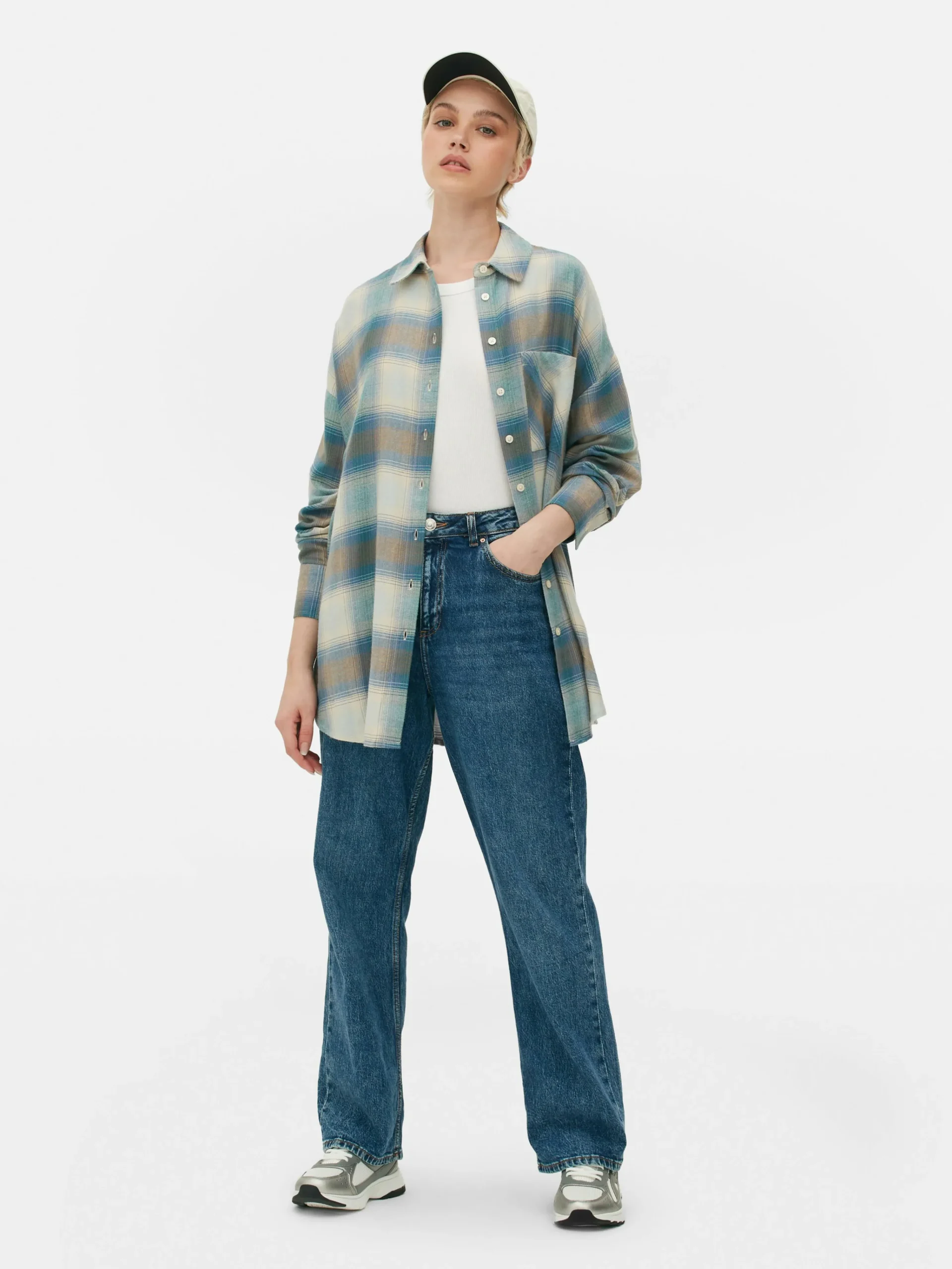 Discount Kariertes Hemd In Boyfriend-Fit Damen Blusen