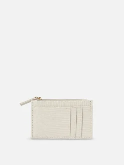 Sale Kartenetui Mit Schlangenlederstruktur Damen Taschen Und Portemonnaies