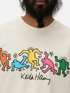 Hot „Keith Haring“ T-Shirt Mit Untitled (Dance)-Print Herren Tops Und T-Shirts