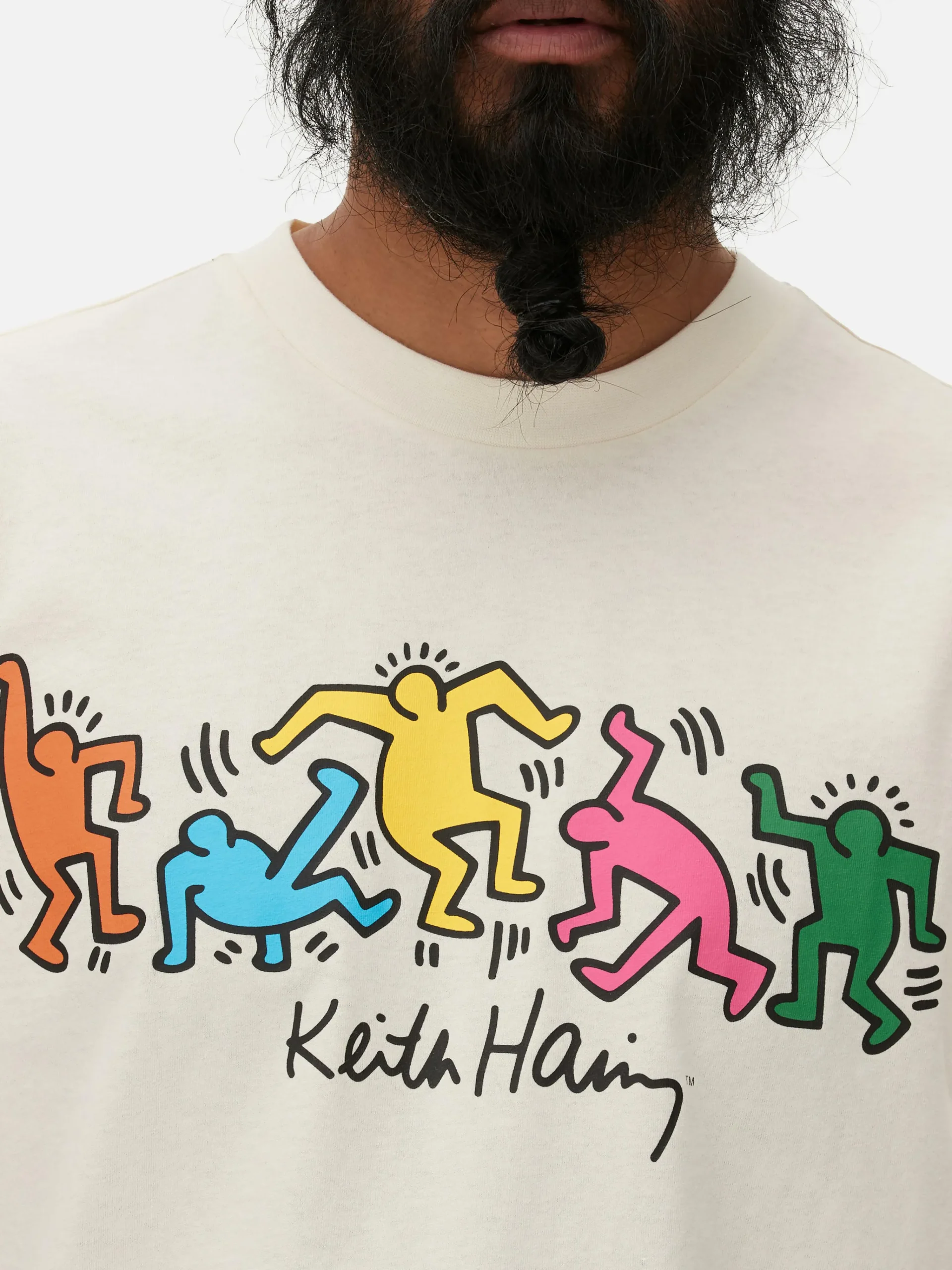 Hot „Keith Haring“ T-Shirt Mit Untitled (Dance)-Print Herren Tops Und T-Shirts