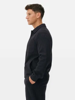 Clearance „Kem“ Jacke Mit Nadelstreifen Und Knopfleiste Herren Jacken Und Mäntel