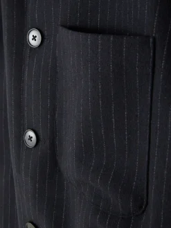 Clearance „Kem“ Jacke Mit Nadelstreifen Und Knopfleiste Herren Jacken Und Mäntel