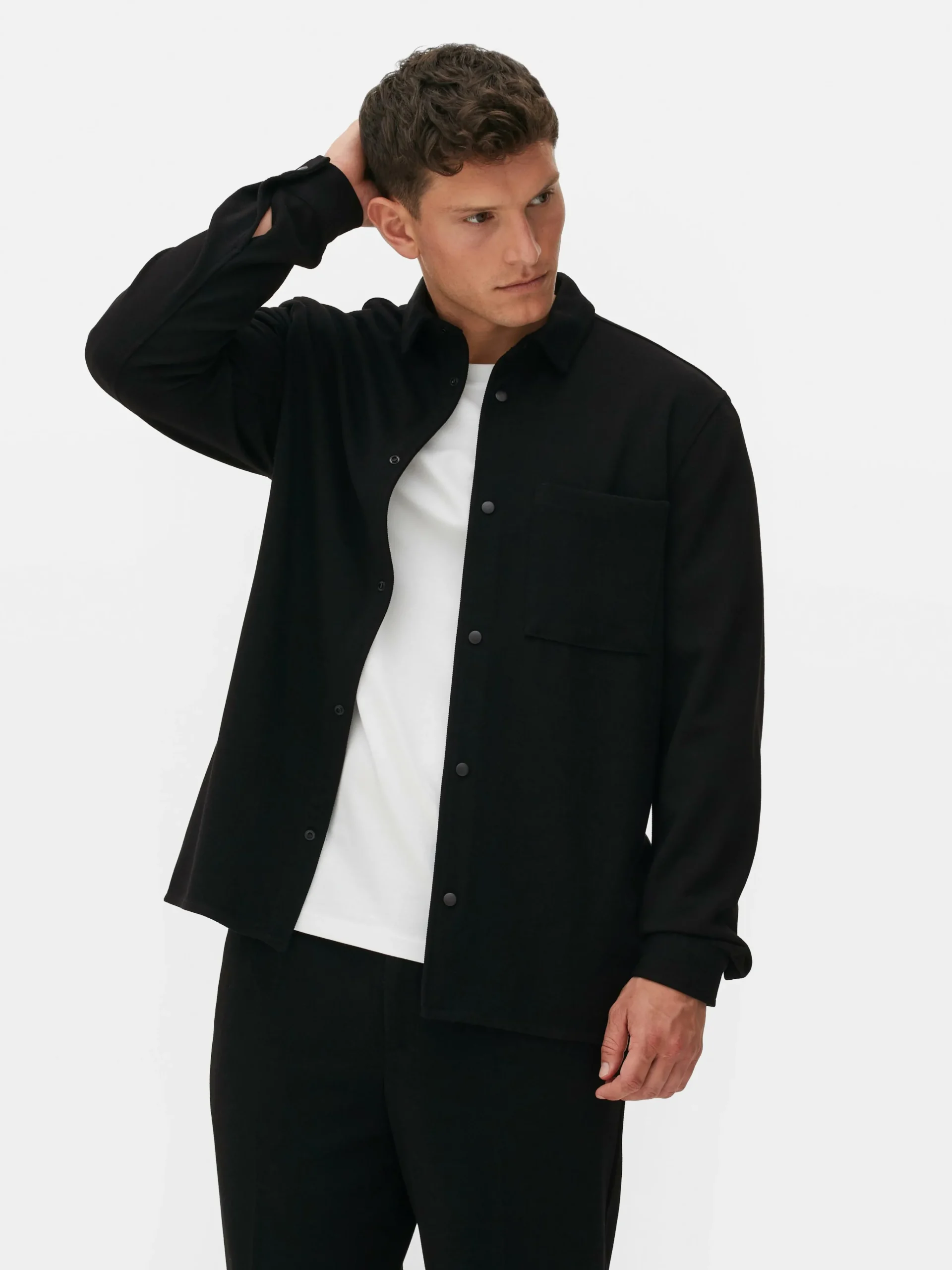 Online „Kem“ Jersey-Hemdjacke Herren Hemden