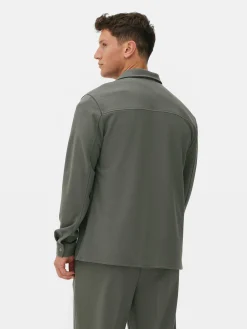 Clearance „Kem“ Jersey-Hemdjacke Herren Hemden