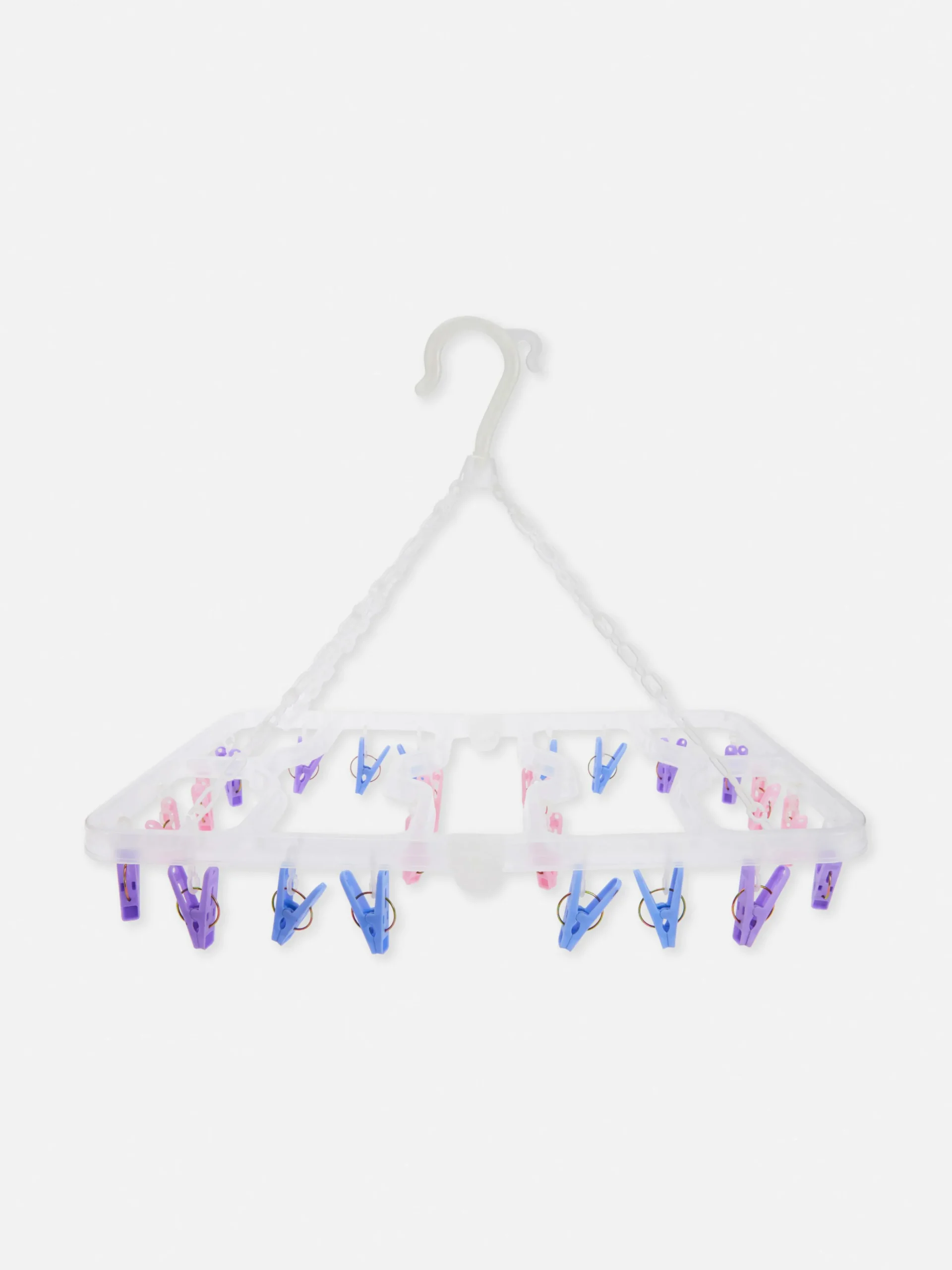 Sale Klappbarer Wäscheständer Mit 24 Klammern Wandaufbewahrung Und Hängelösungen