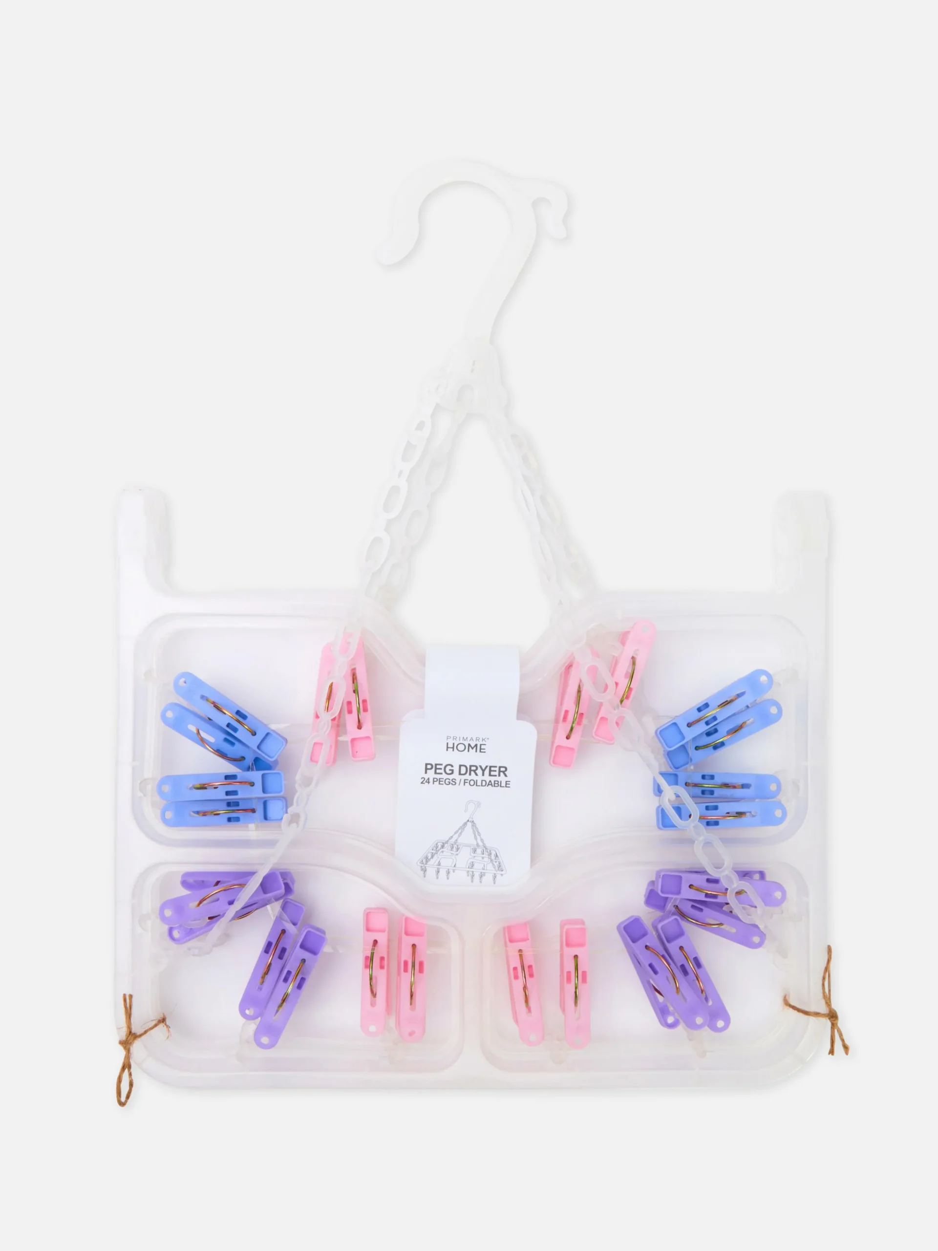 Sale Klappbarer Wäscheständer Mit 24 Klammern Wandaufbewahrung Und Hängelösungen