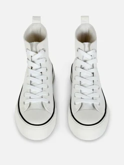 Klassische Canvas-Sneakers Damen Sneakers