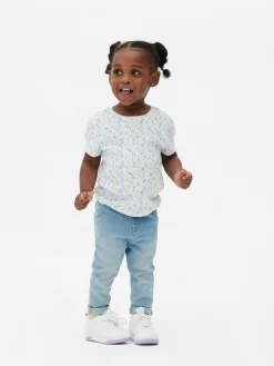 Klassische Denim-Jeans Hosen Und Leggings