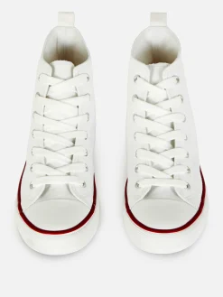 Outlet Klassische High-Top-Sneaker Aus Canvas Damen Sneakers