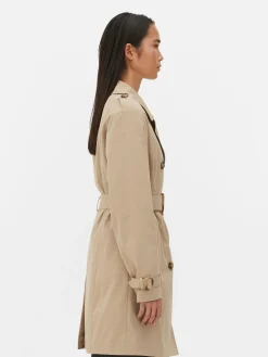 Discount Klassischer Doppelreihiger Mac-Mantel Damen Jacken Und Mäntel