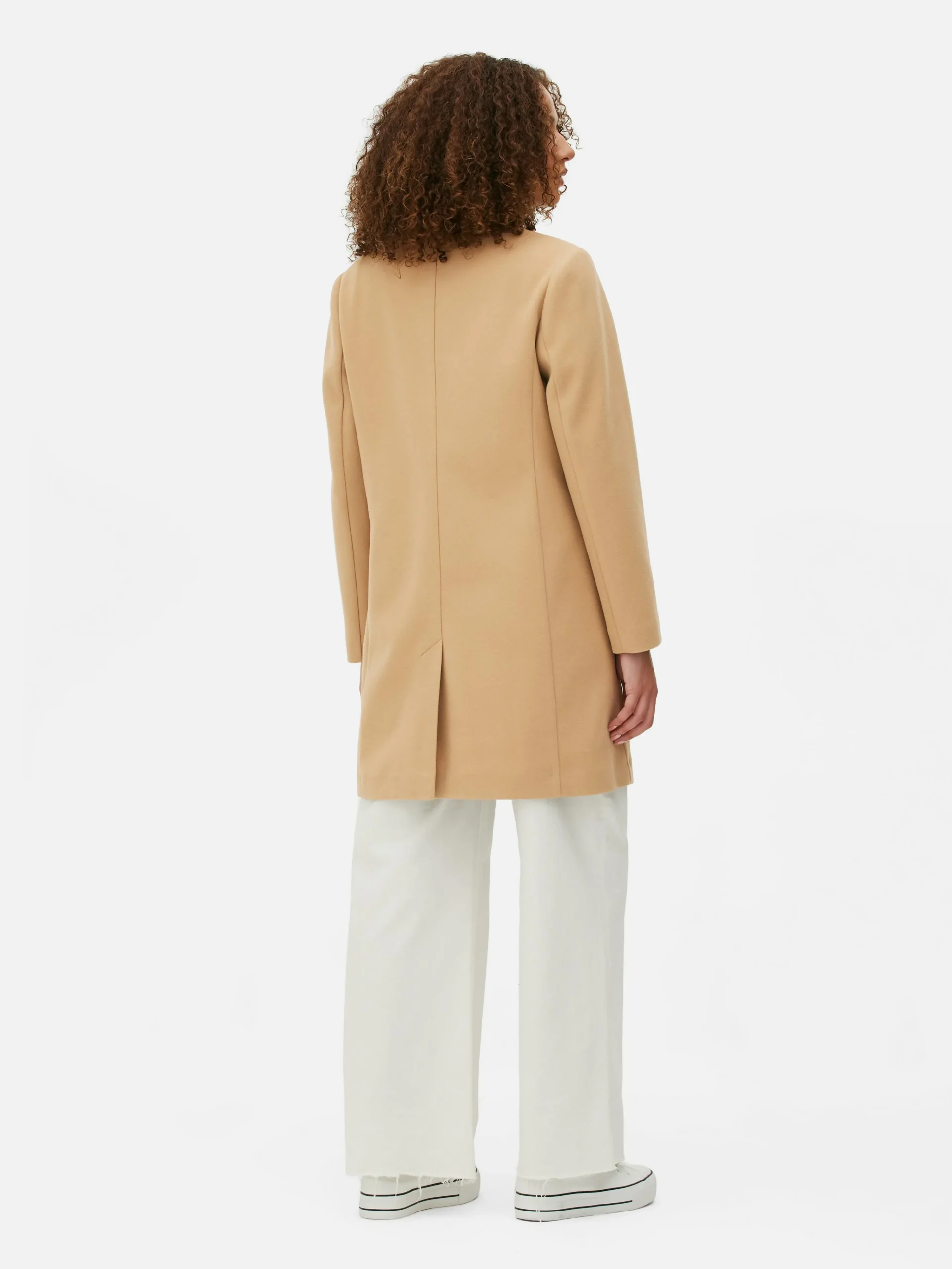 Sale Klassischer Einreihiger Mantel Damen Jacken Und Mäntel