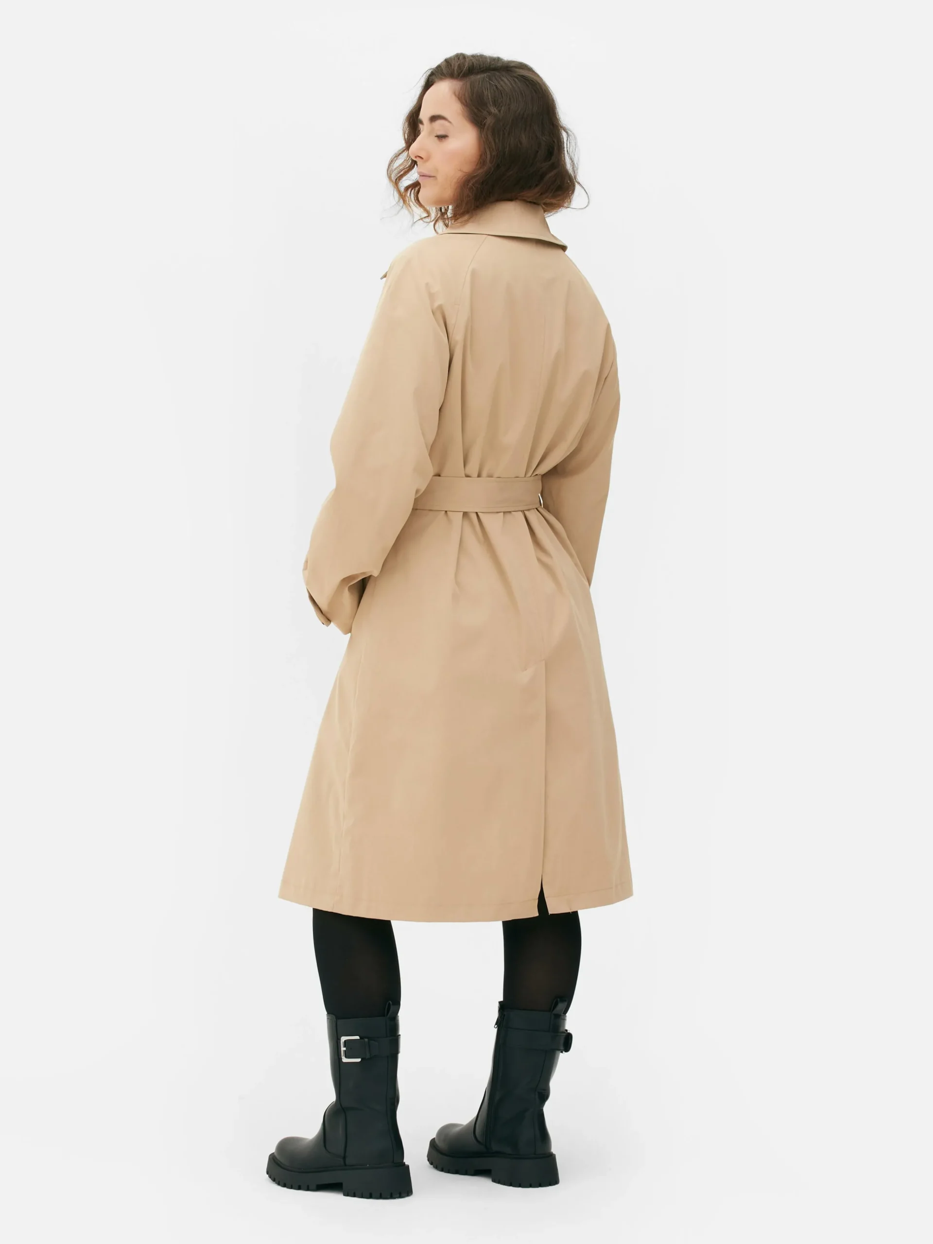 Clearance Klassischer Zweireihiger Trenchcoat Damen Jacken Und Mäntel