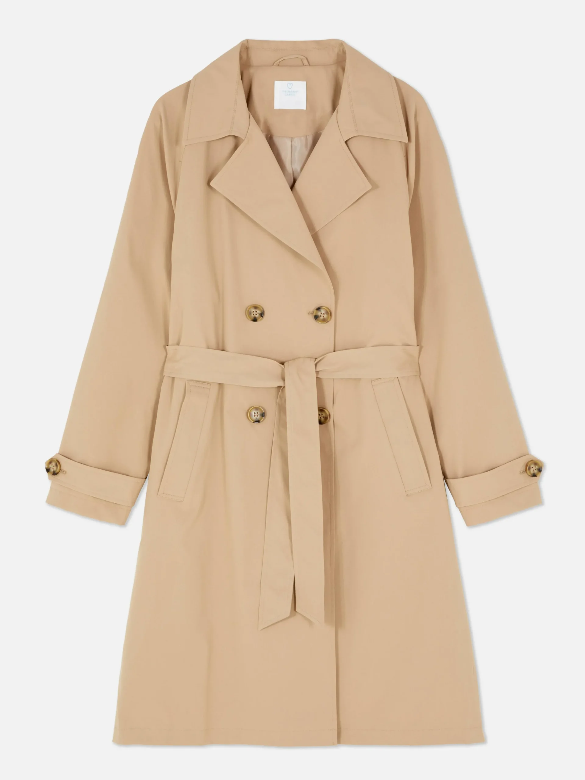 Clearance Klassischer Zweireihiger Trenchcoat Damen Jacken Und Mäntel