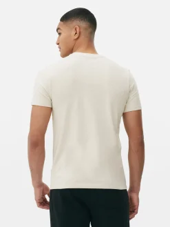 Hot Klassisches Stretch-T-Shirt Herren Tops Und T-Shirts