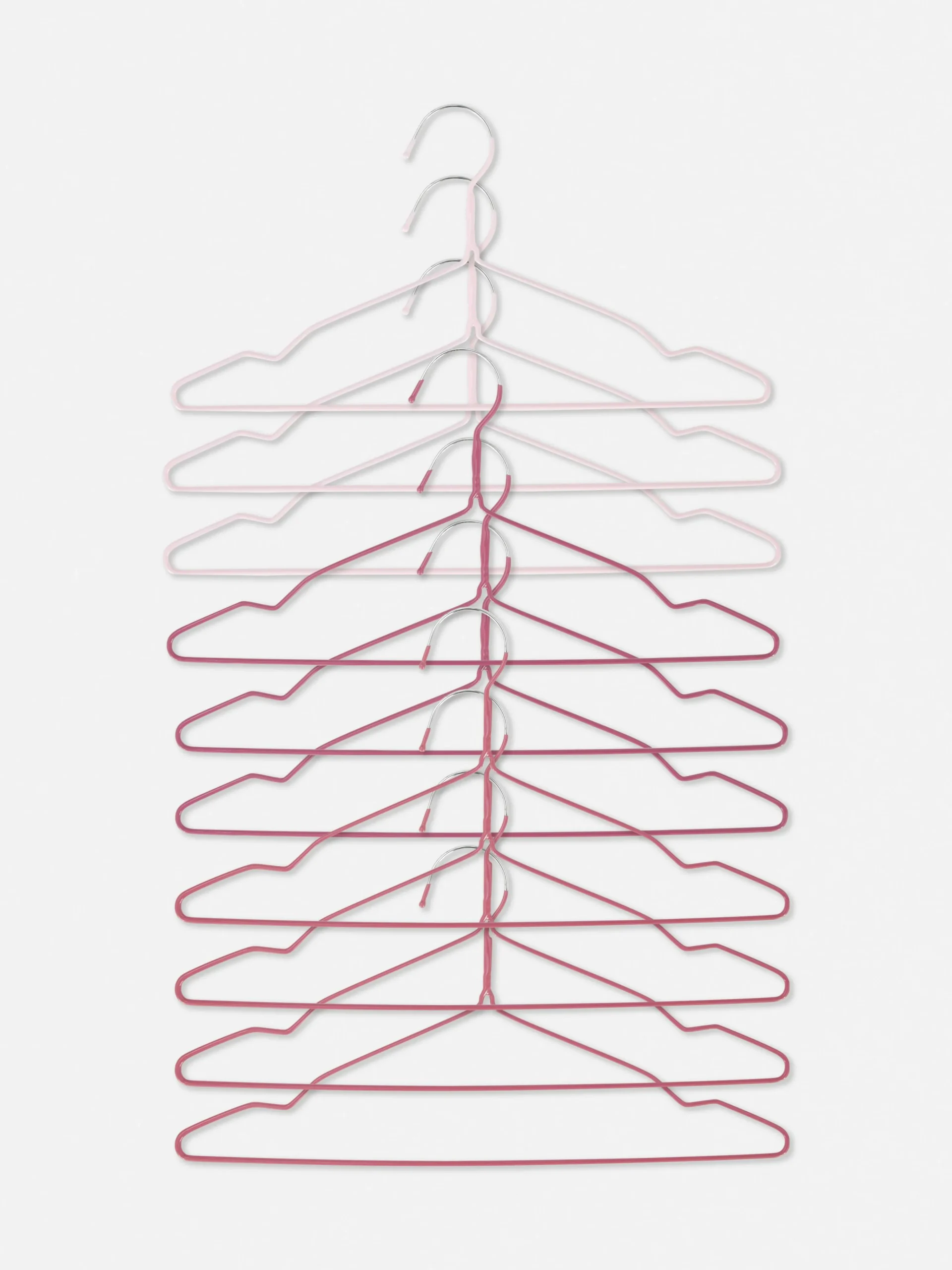 Kleiderhaken Aus Beschichtetem Metall, 10er-Pack Wandaufbewahrung Und Hängelösungen