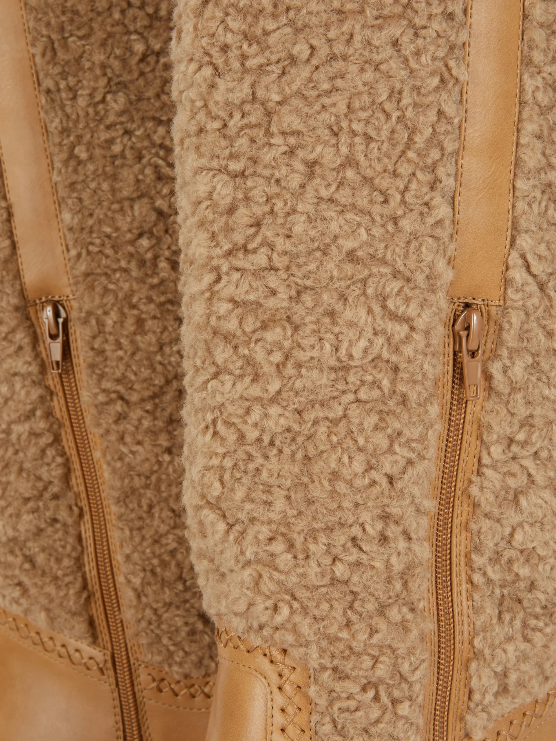 Sale Kniehohe „Rita Ora“ Borg-Stiefel Damen Stiefel