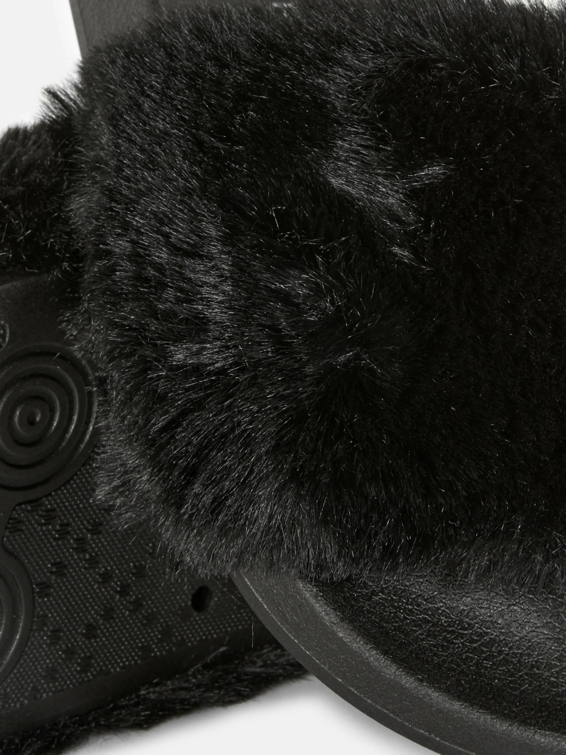 Kunstfell-Badesandalen Damen Flipflops Und Badesandalen