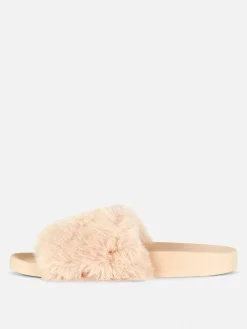 Best Kunstfell-Badesandalen Damen Flipflops Und Badesandalen