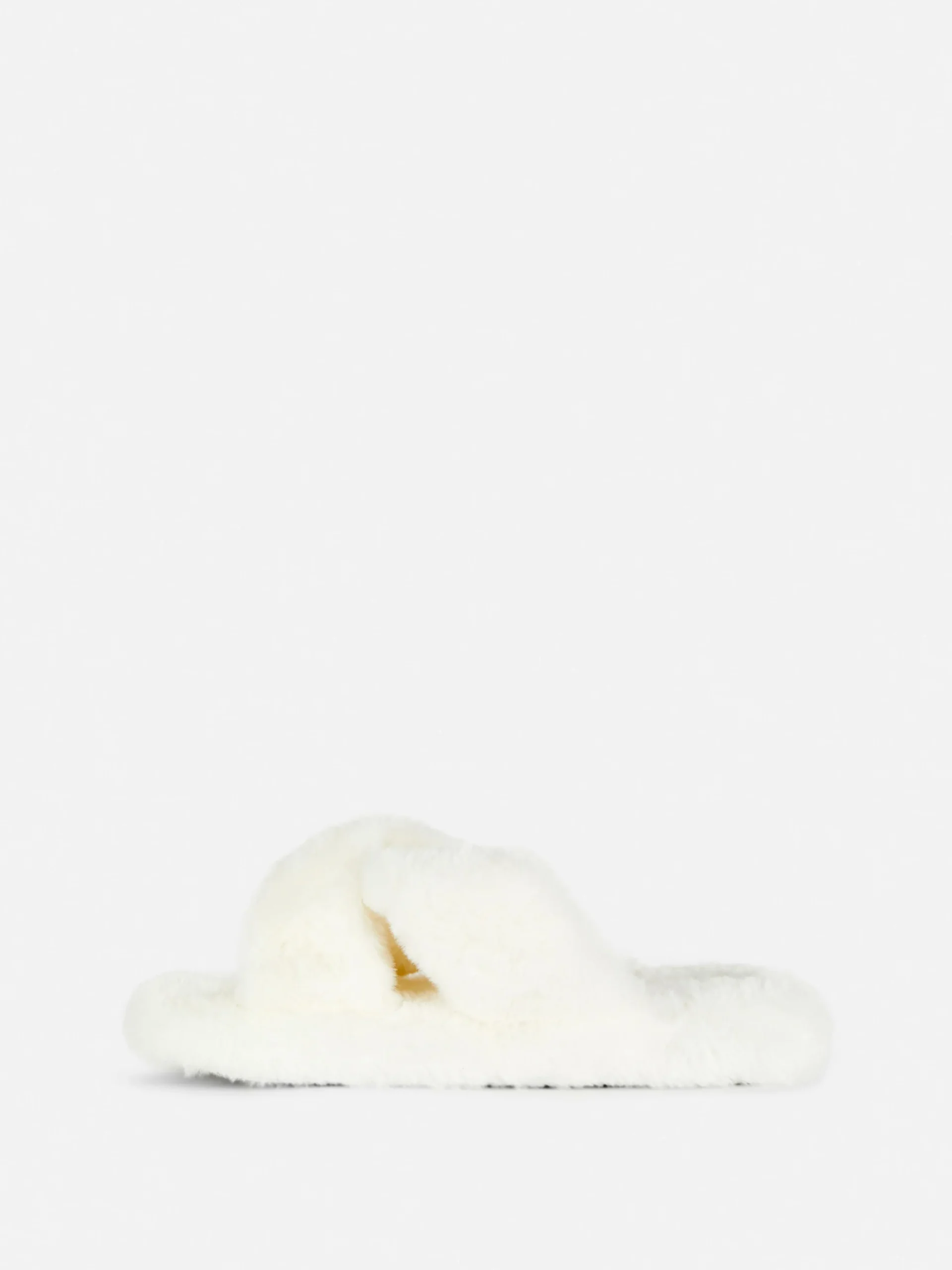 New Kunstfell-Hausschuhe Mit überkreuzten Riemen Kinder Hausschuhe