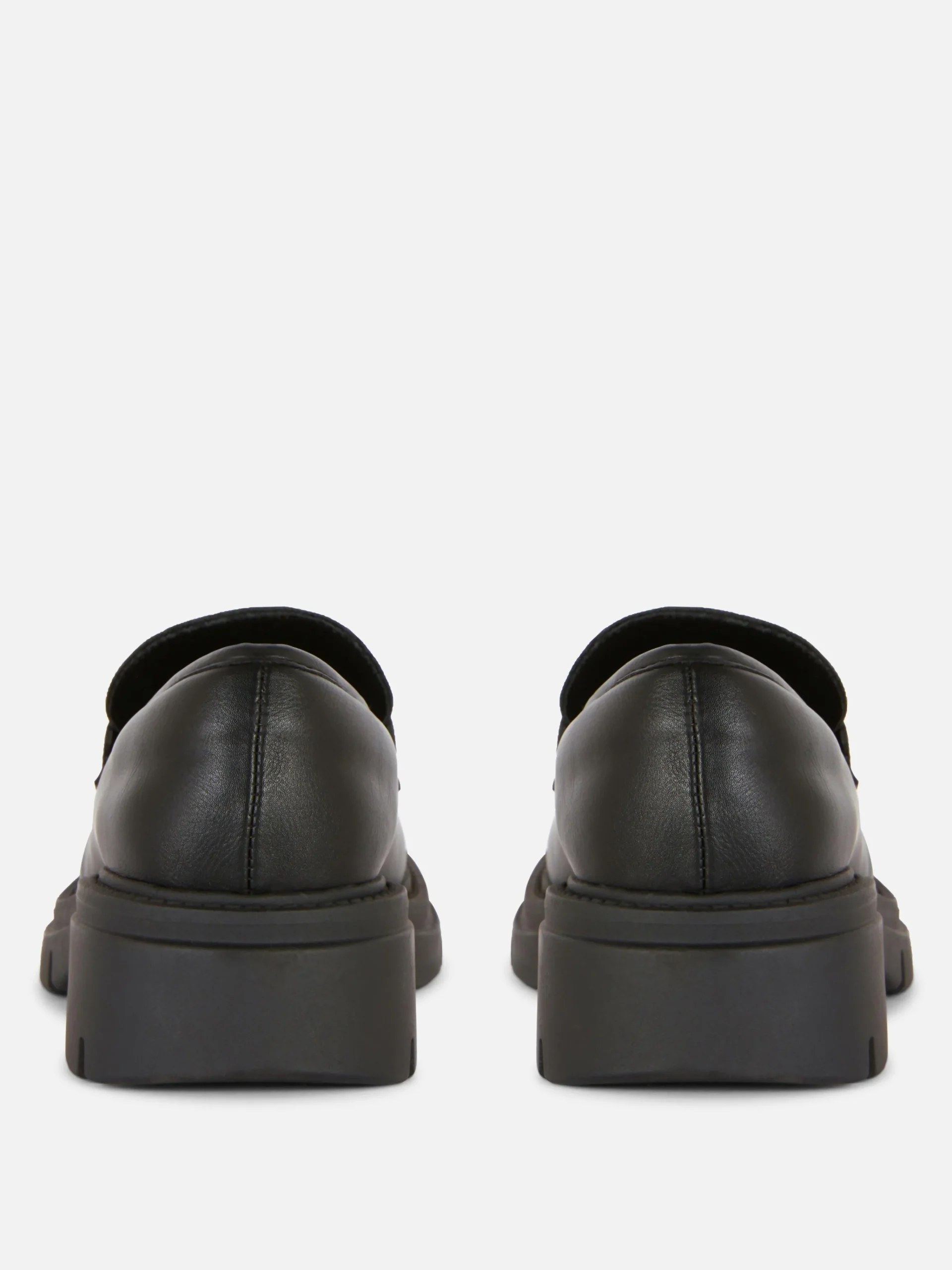 New Kunstleder-Loafer Mit Dicker Sohle Damen Flache Schuhe