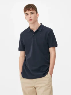Sale Kurzarm-Poloshirt Aus Piqué Herren Tops Und T-Shirts