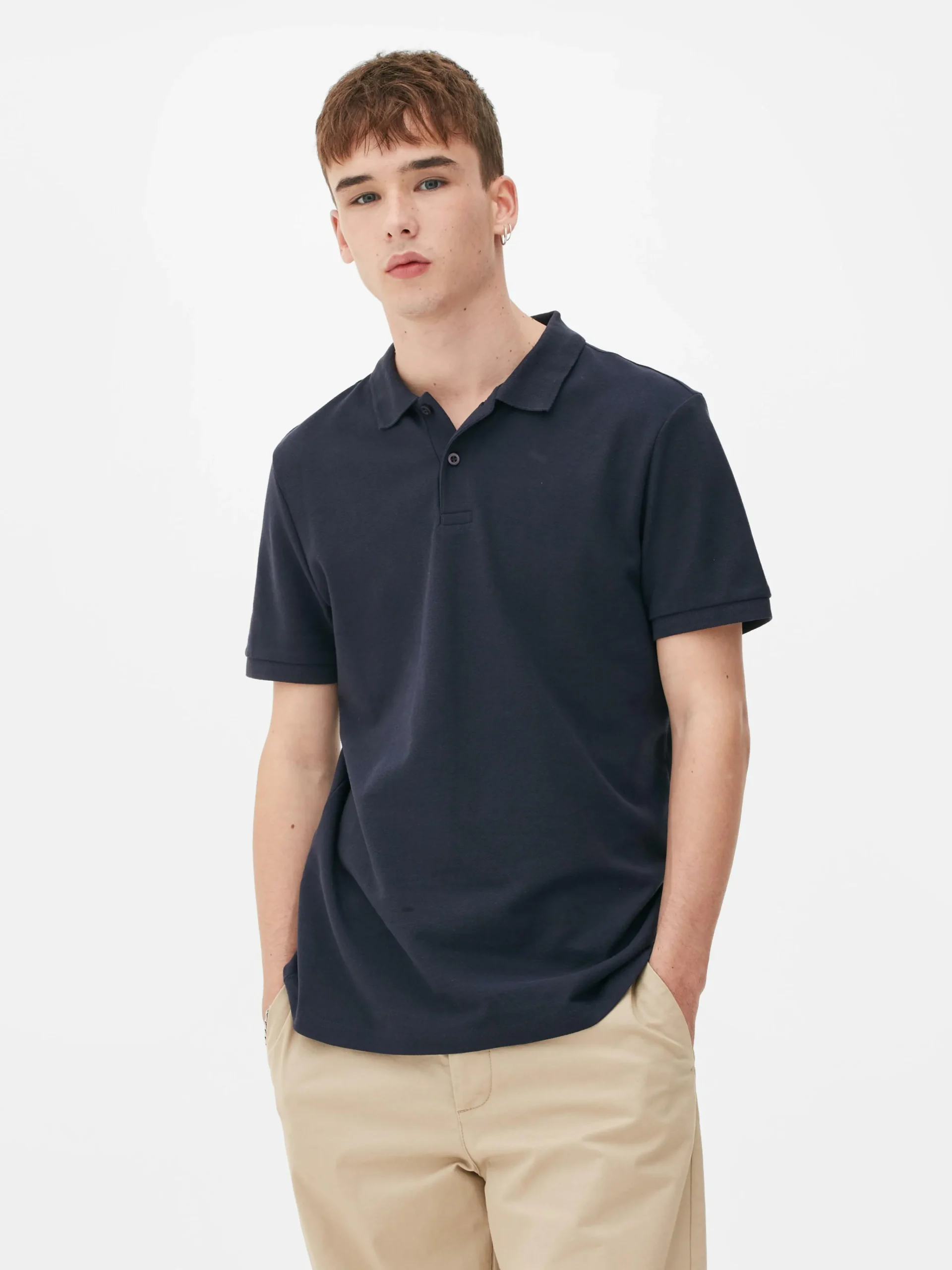 Sale Kurzarm-Poloshirt Aus Piqué Herren Tops Und T-Shirts