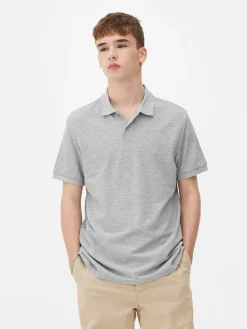 Kurzarm-Poloshirt Aus Piqué Herren Tops Und T-Shirts