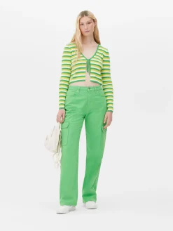 Kurzer Cardigan Zum Binden Damen Pullover Und Cardigans