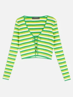 Kurzer Cardigan Zum Binden Damen Pullover Und Cardigans