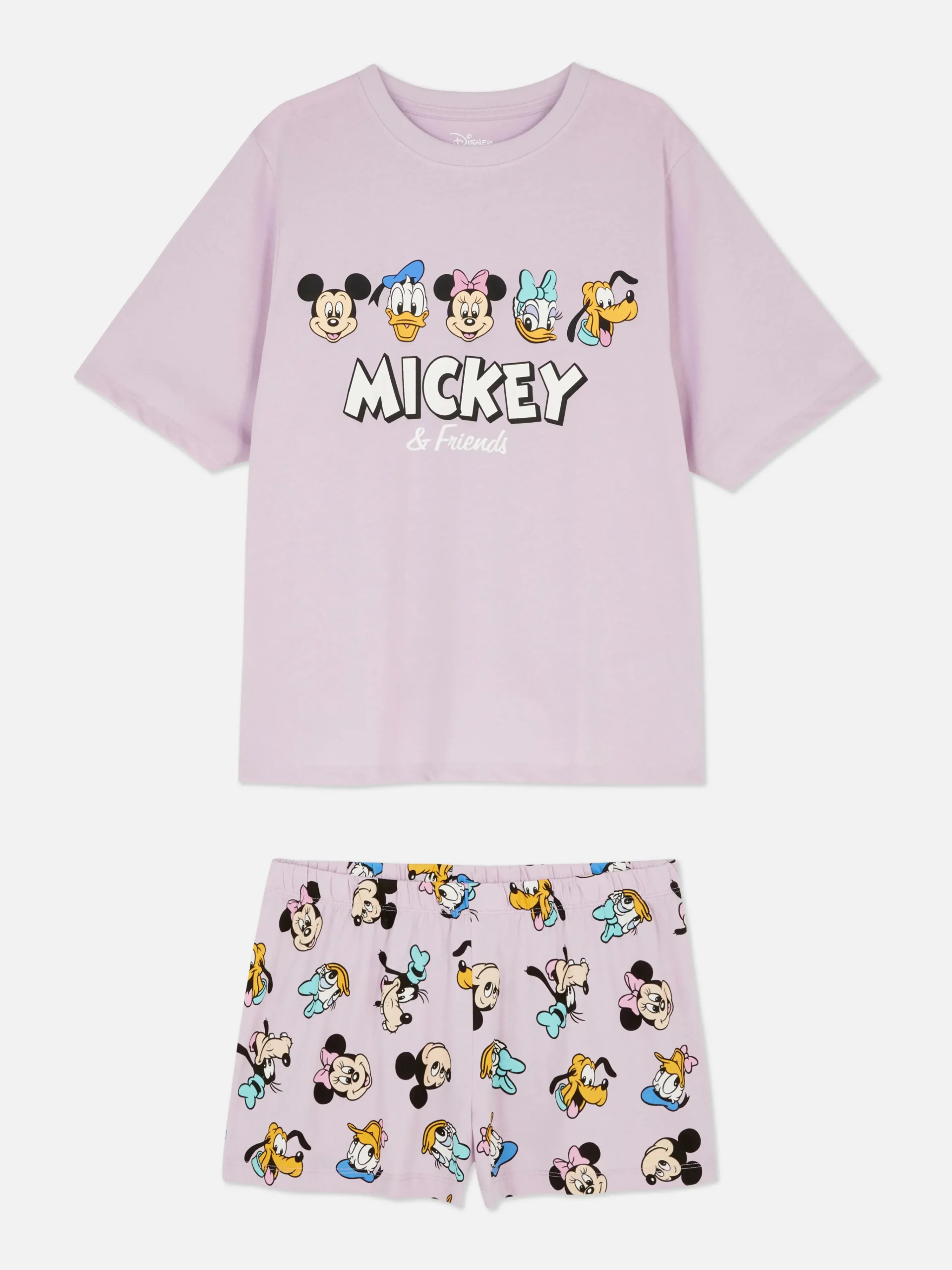 Clearance Kurzer „Disney Micky Maus Und Freunde“ Schlafanzug Damen Schlafanzüge