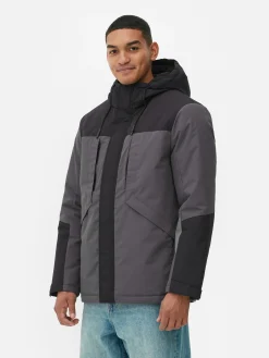 Outlet Kurzer Mantel In Blockfarben Herren Jacken Und Mäntel