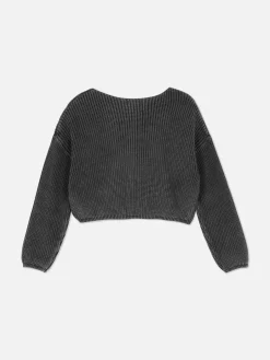 Best Kurzer Pullover In Verwaschener Optik Kinder Pullover Und Cardigans