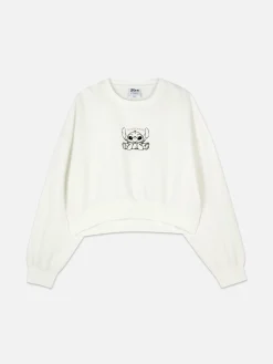 Discount Kurzes „Disneys Stitch“ Sweatshirt Damen Hoodies Und Sweatshirts