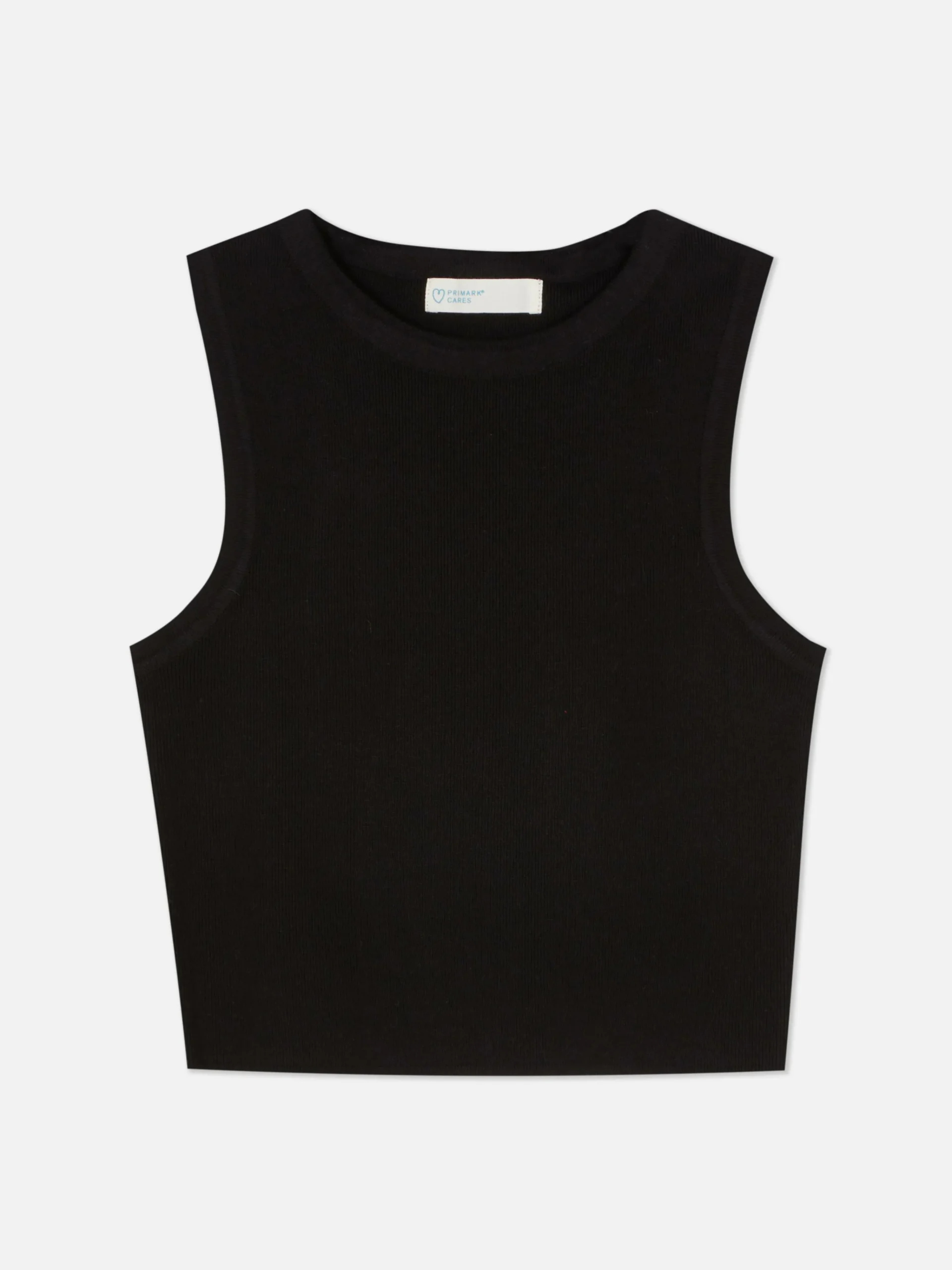 Best Kurzes, Geripptes Tanktop Mit Rundhalsausschnitt Damen Tops Und T-Shirts