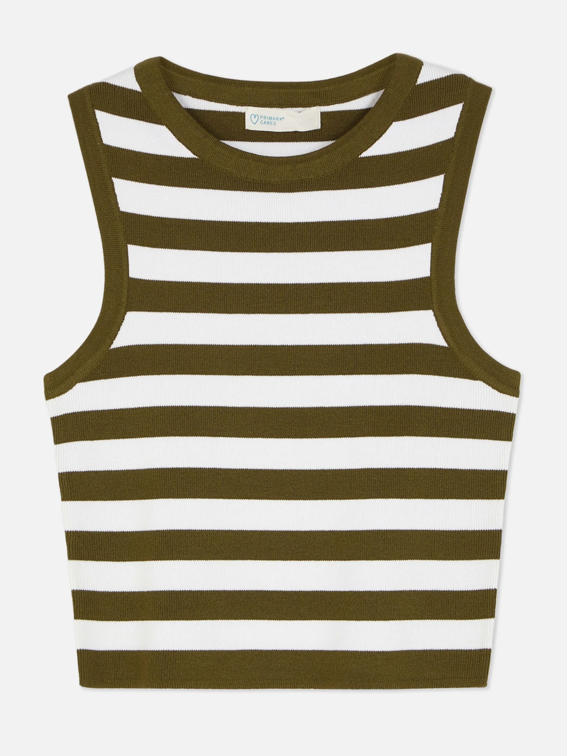New Kurzes, Geripptes Tanktop Mit Rundhalsausschnitt Damen Tops Und T-Shirts