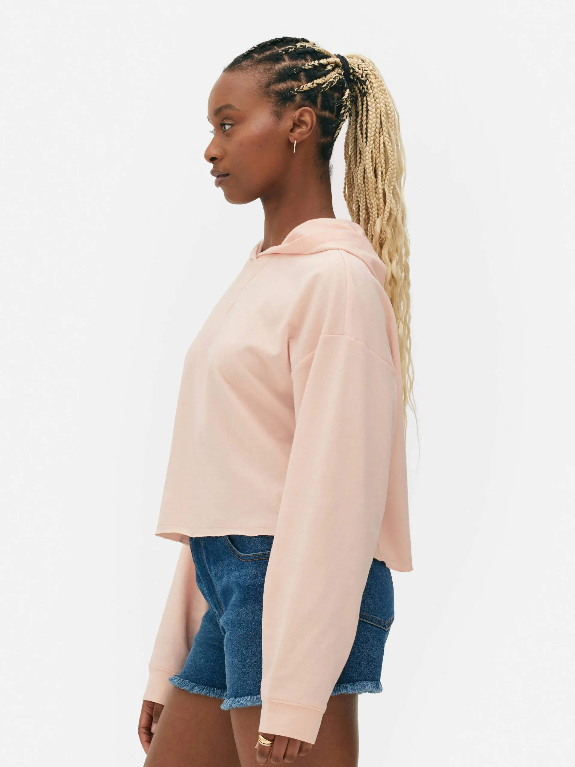 Best Kurzes Hoodie Mit Geradem Schnitt Damen Hoodies Und Sweatshirts