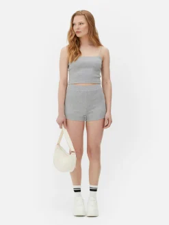 Discount Kurzes Jersey-Trägertop Zum Kombinieren Damen Tops Und T-Shirts