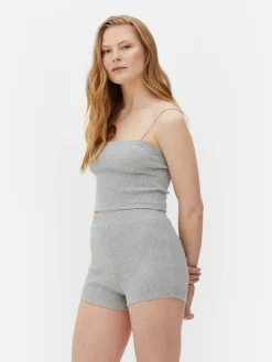 Discount Kurzes Jersey-Trägertop Zum Kombinieren Damen Tops Und T-Shirts