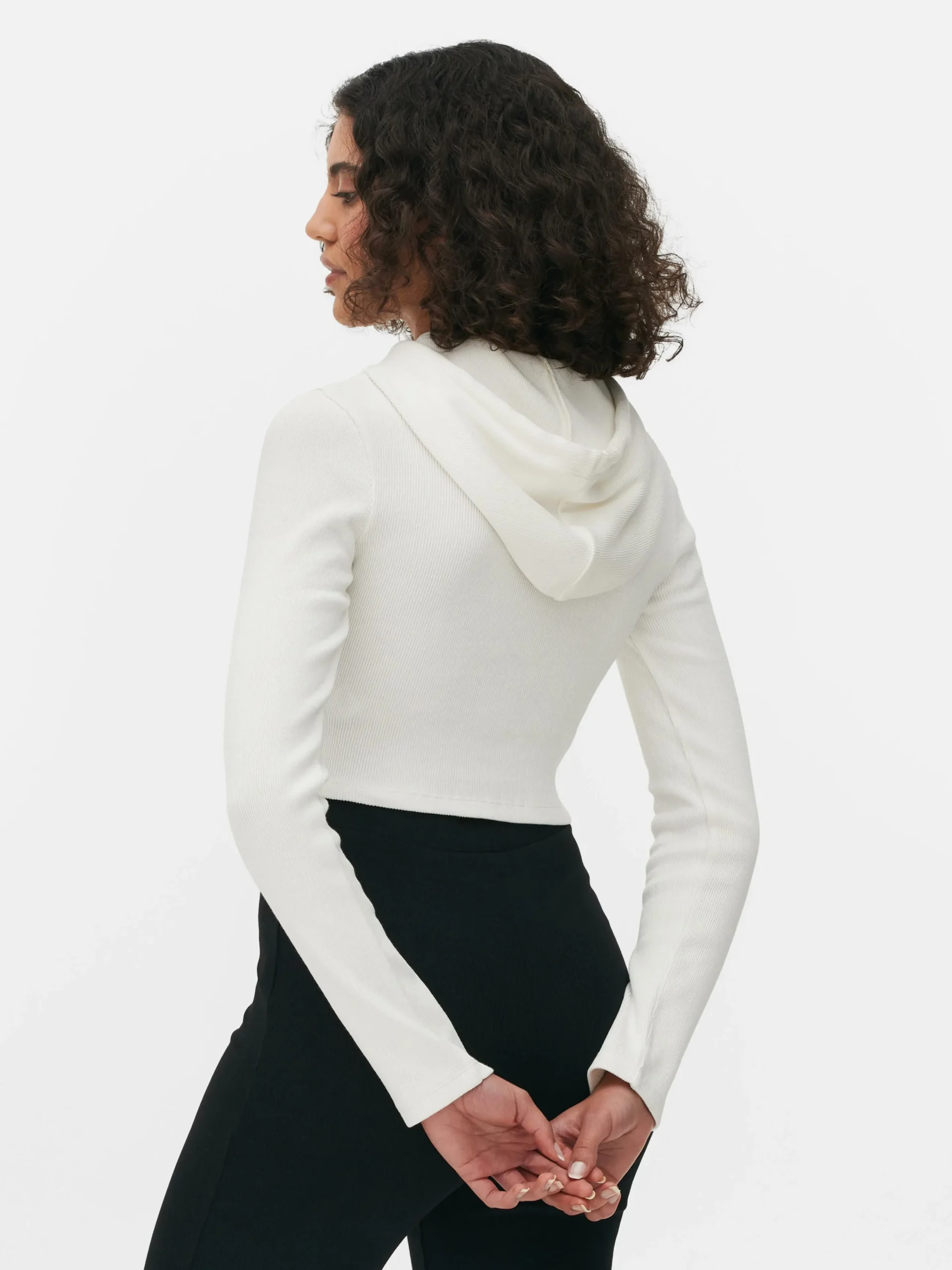 Clearance Kurzes Top Mit Kapuze Und Grafik Damen Tops Und T-Shirts