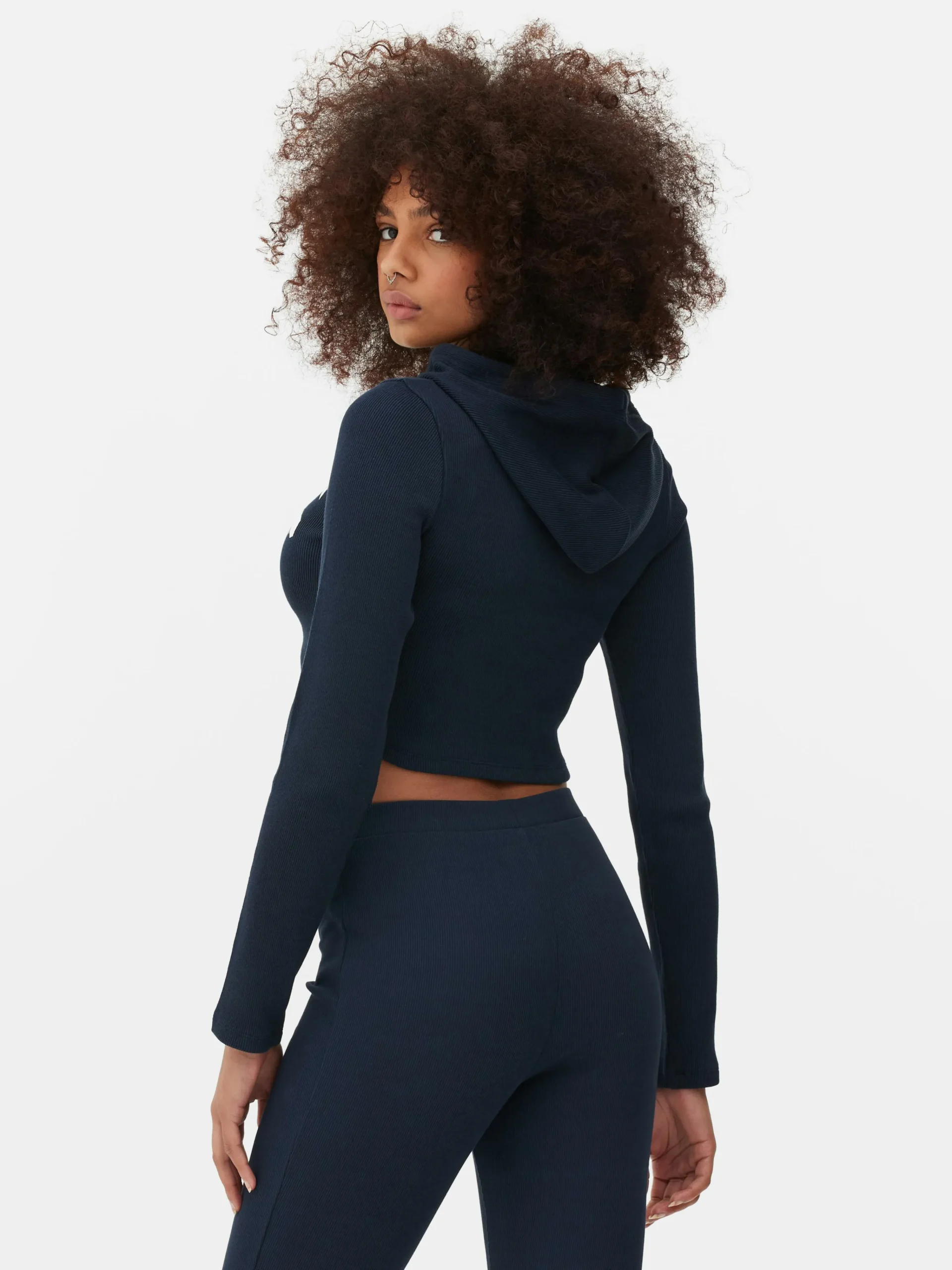 Sale Kurzes Top Mit Kapuze Und Grafik Damen Tops Und T-Shirts