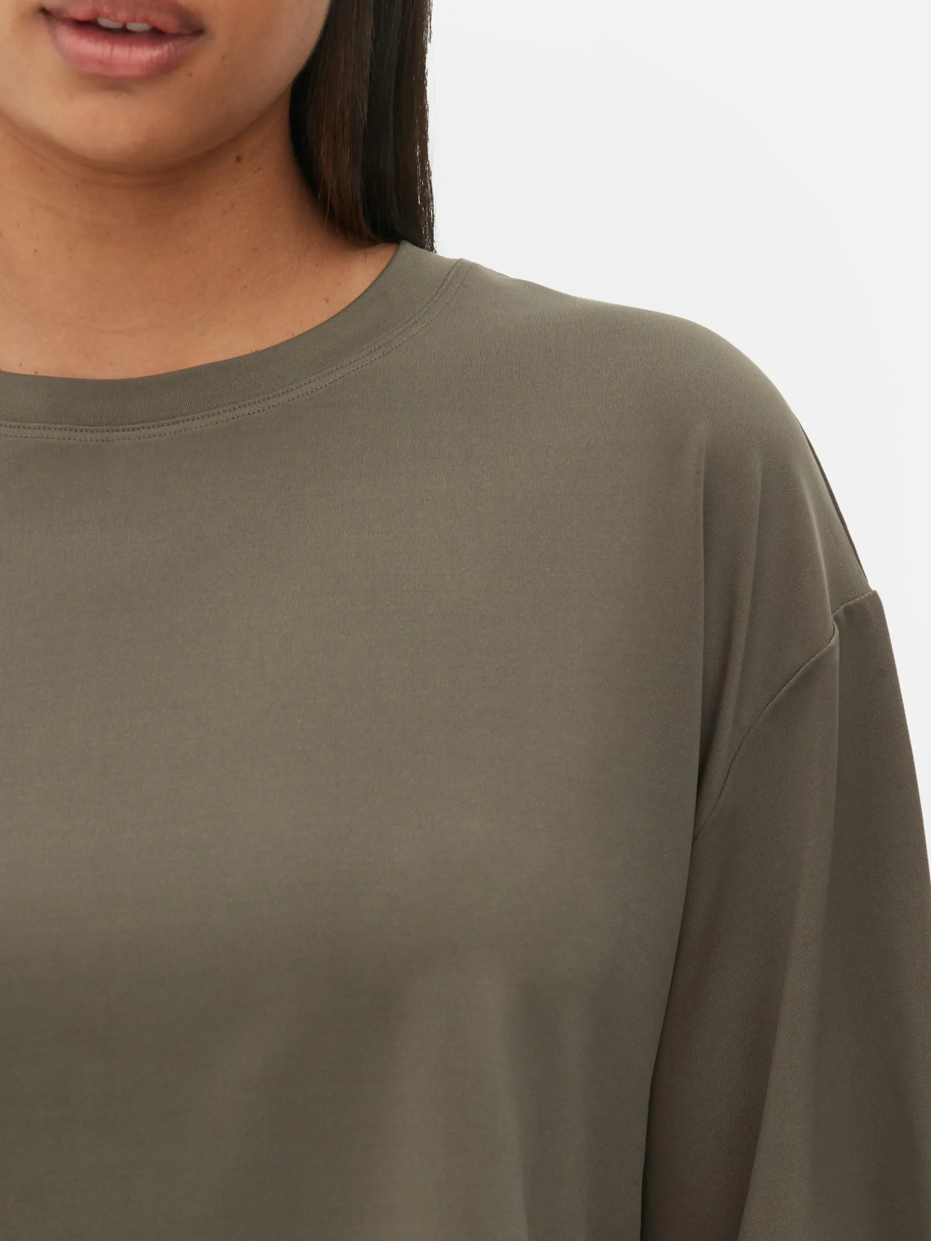 Clearance Kurzes T-Shirt Mit Geradem Schnitt Damen Tops Und T-Shirts