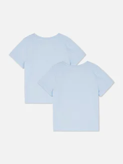 New Kurzärmelige T-Shirts, 2er-Pack Kinder Tops Und T-Shirts