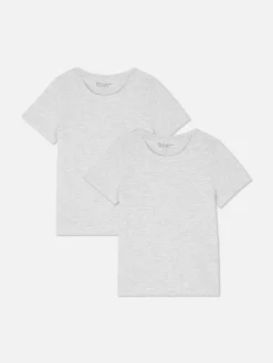 New Kurzärmelige T-Shirts, 2er-Pack Kinder Tops Und T-Shirts