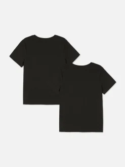 Kurzärmelige T-Shirts, 2er-Pack Kinder Tops Und T-Shirts