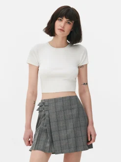 Outlet Kurzärmeliger, Bauchfreier Pullover Damen Pullover Und Cardigans